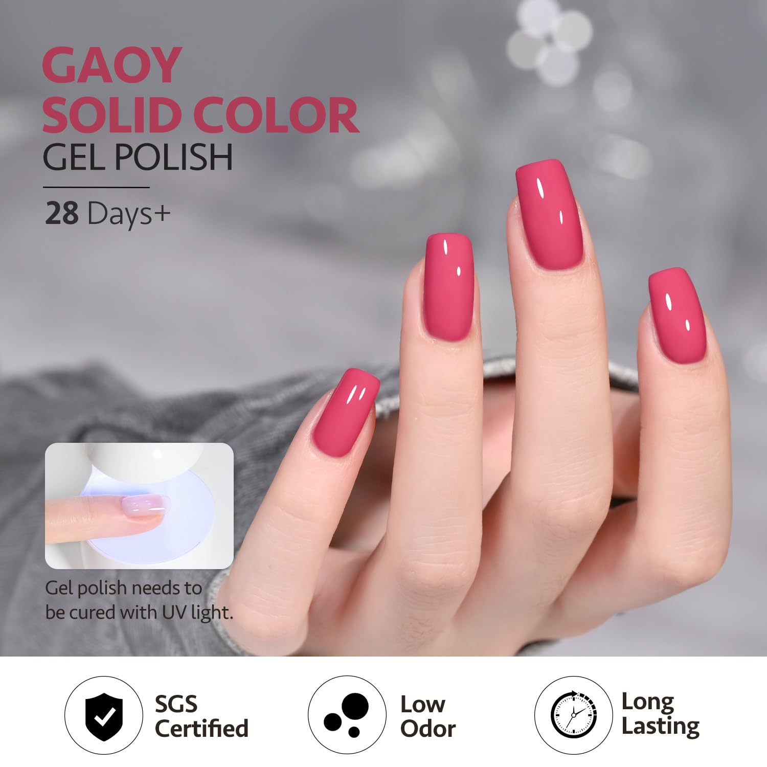 GAOY manicura en casa con gel, opción de hazlo tú mismo sin complicaciones.