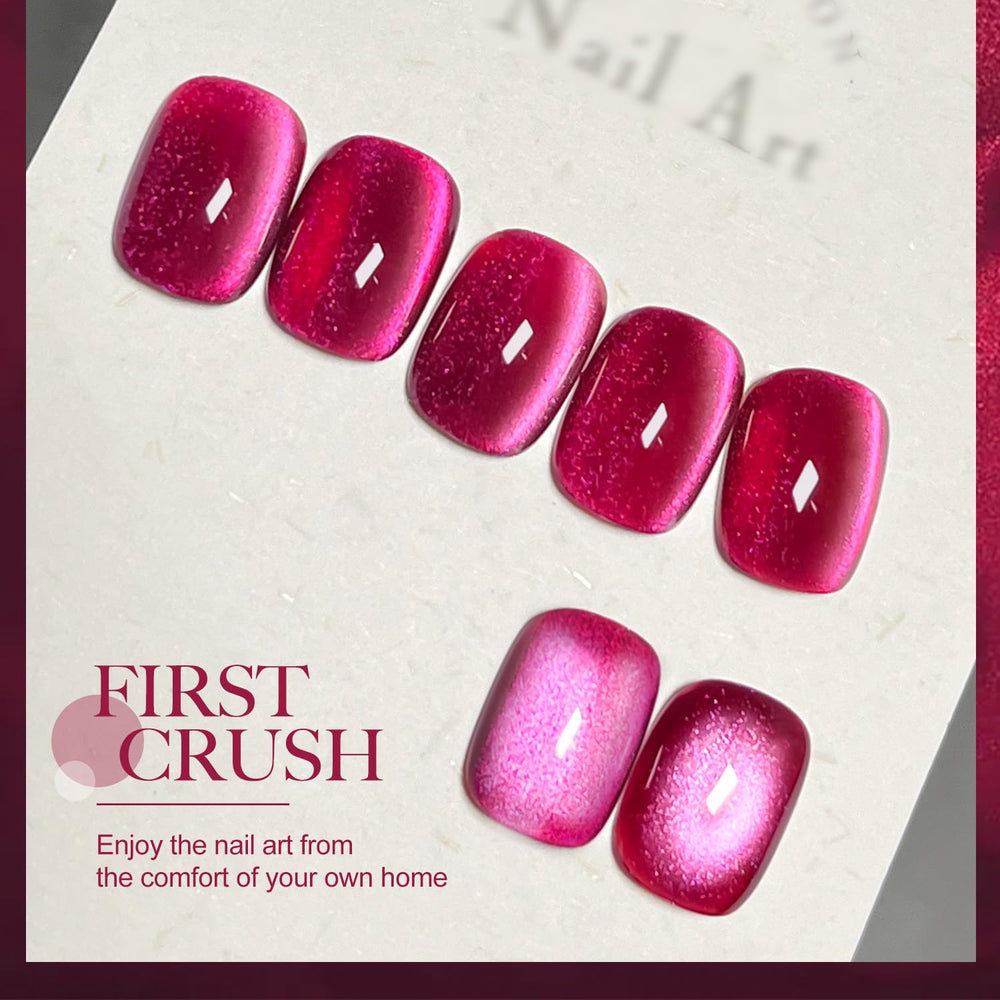 Manicura GAOY con brillo reflectante y duradero.