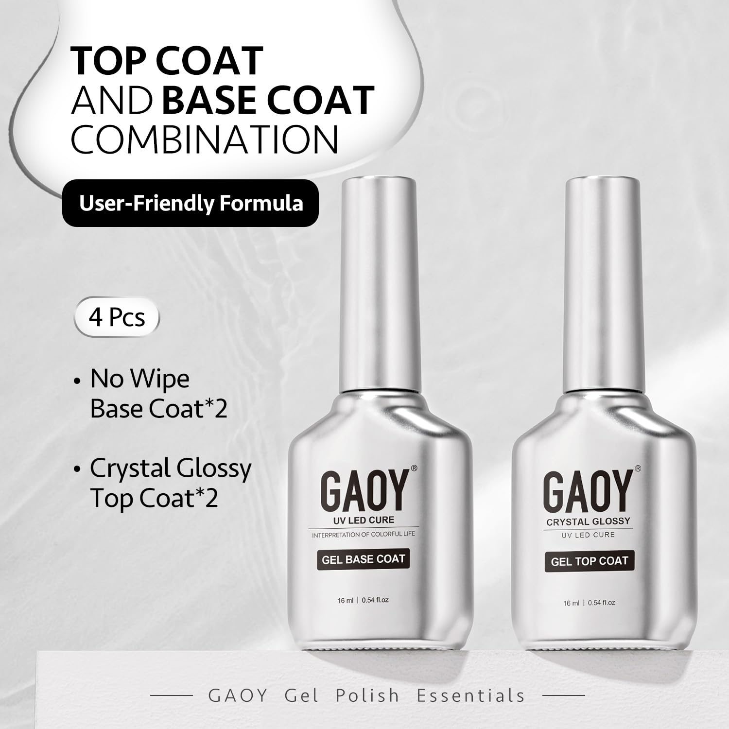 GAOY manicura en gel puede durar varias semanas con uso adecuado.