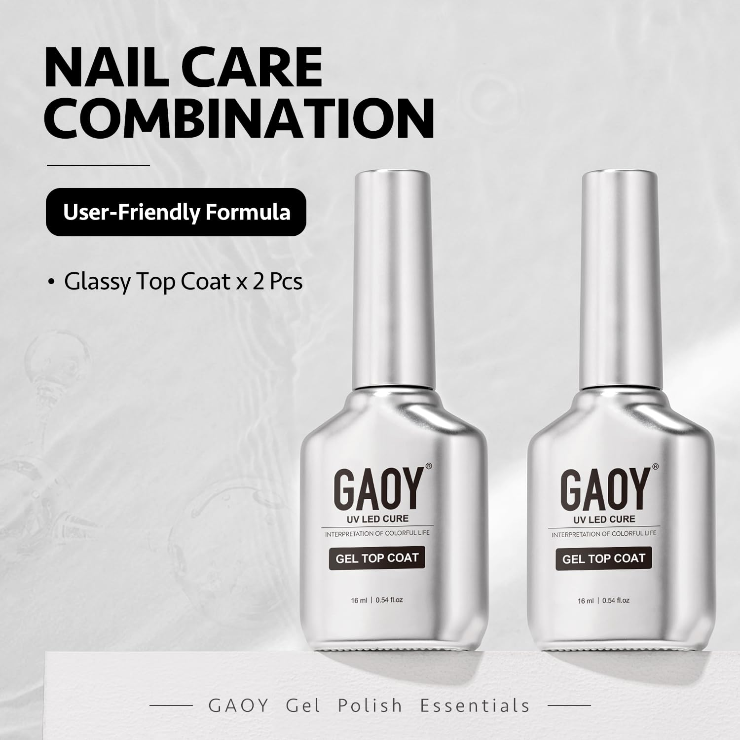 GAOY manicura gel con duración potencial de varias semanas