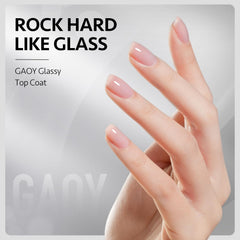 GAOY matte top coat applies a velvety finish for sophisticated nails.