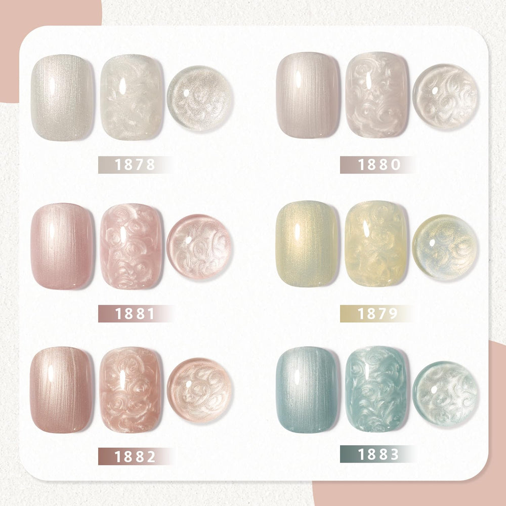 GAOY Mermaid shimmer color collection bottles highlight vibrant, salon-ready finishes