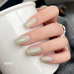 GAOY Milky Black Gel gris oscuro para un look sofisticado y duradero.