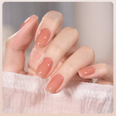 GAOY Milky Jelly Nude Gel: cura en UV 60 segundos para un secado rápido.