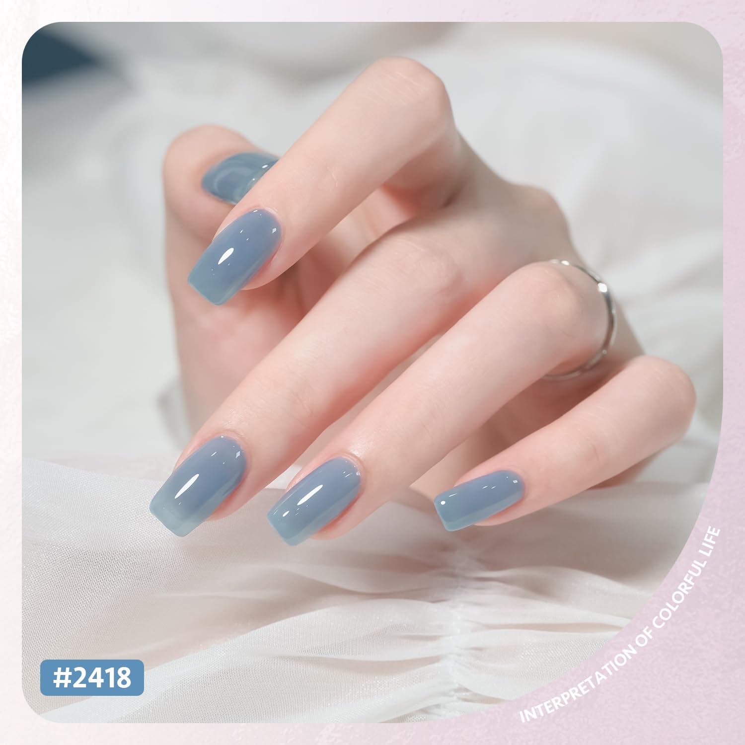 GAOY Mizzle: kit de seis esmaltes gel para uñas en casa y en salón.