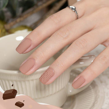 GAOY esmalte gel nude marrón curado con lampara UV para un acabado rapido