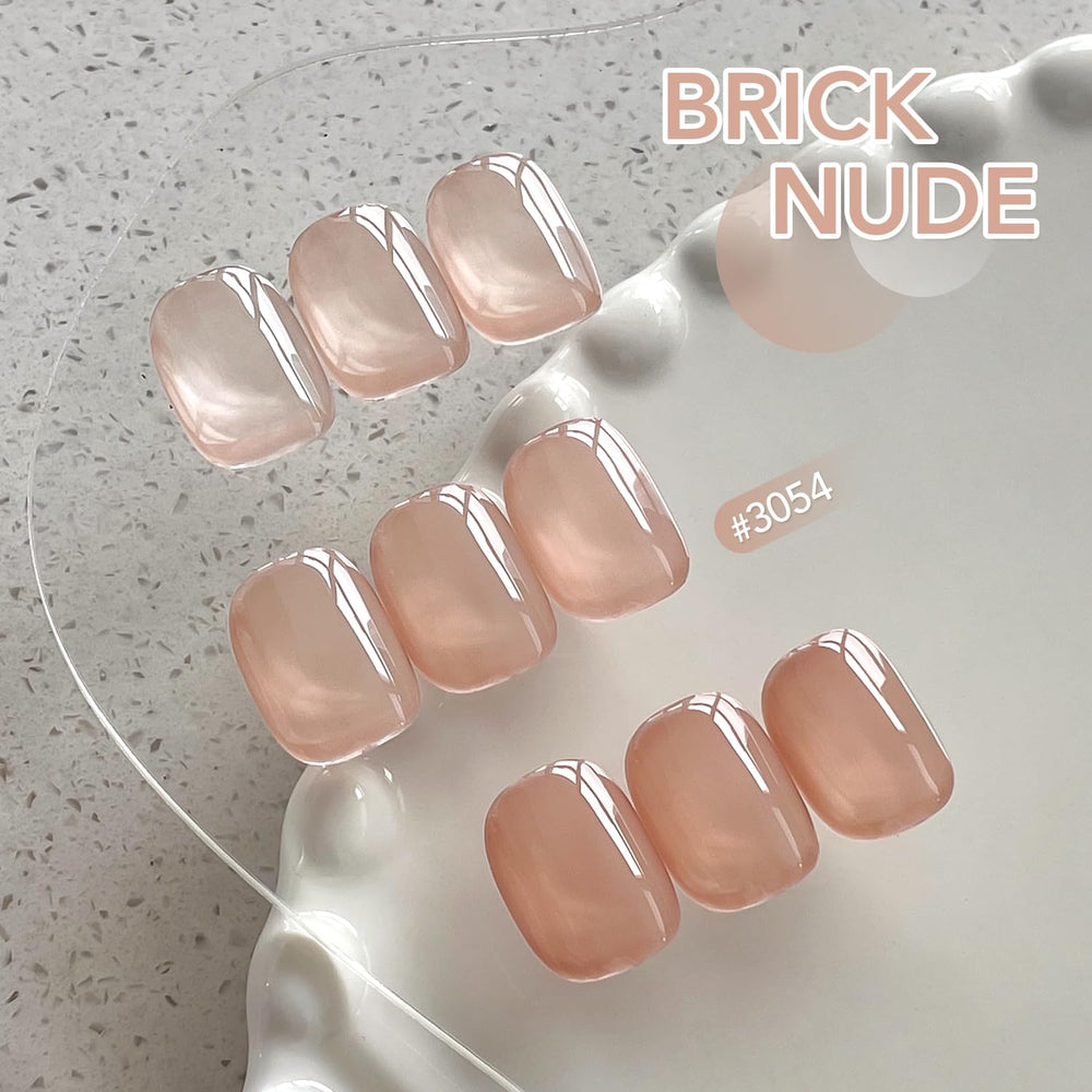 GAOY Nude Jelly Gel aplicación en capas para un nude translúcido.