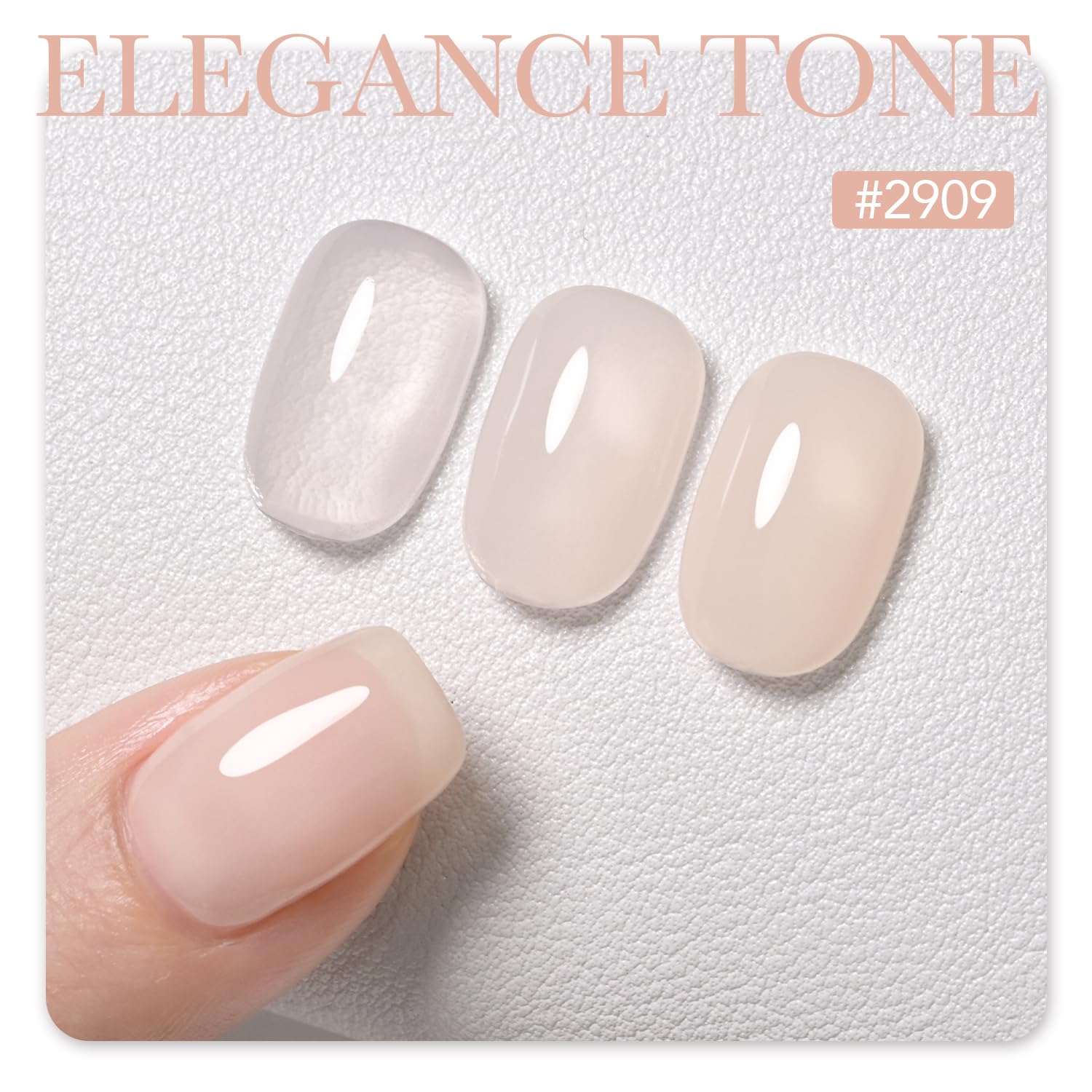 GAOY Nude Jelly Gel – construcción de color en capas para nude suave.