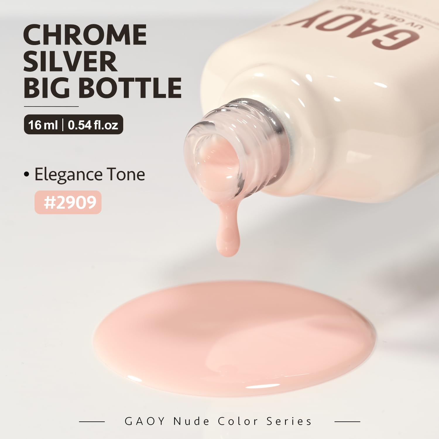 GAOY Nude Jelly Gel – kit de arte de uñas para usar en casa.
