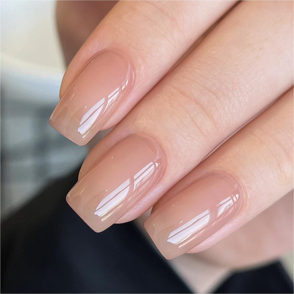 GAOY Nude Jelly Gel botella de 16 ml para construir color translúcido en uñas.
