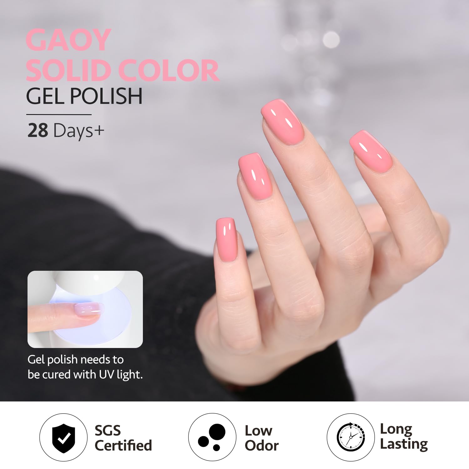 GAOY esmalte gel con olor reducido para uso doméstico cómodo.