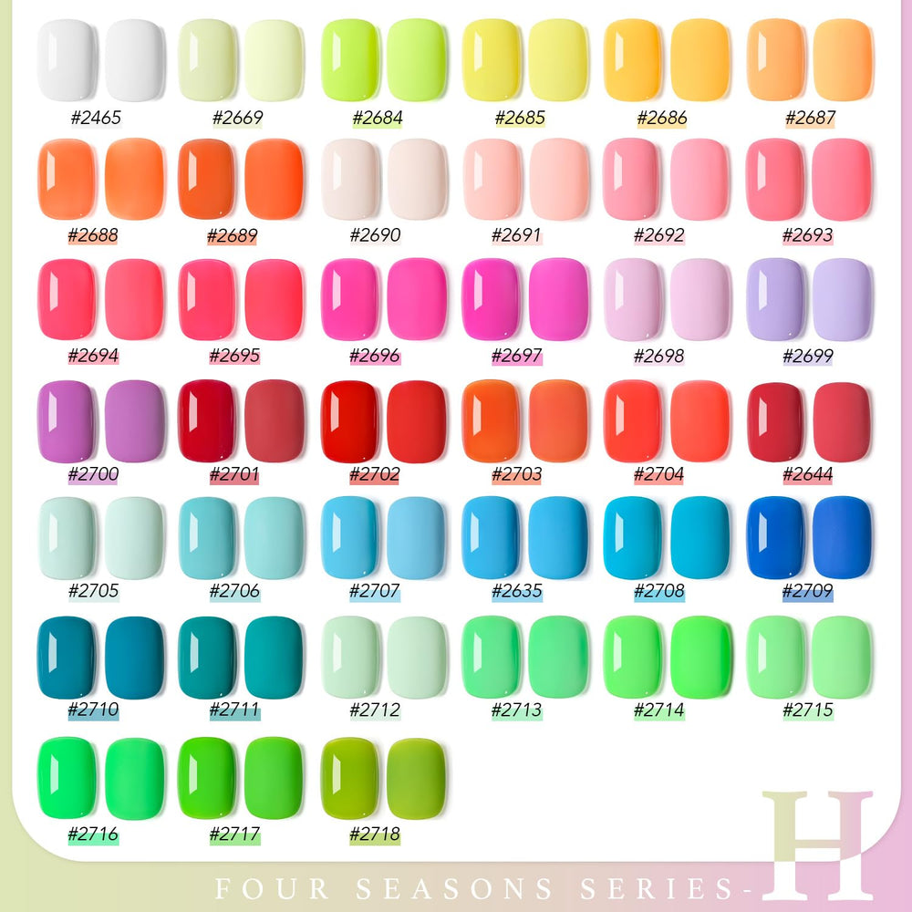 GAOY paleta 39 colores gel para uñas versátiles y brillantes