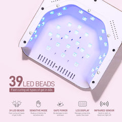 GAOY pantalla LCD indica tiempo y batería para planificar.