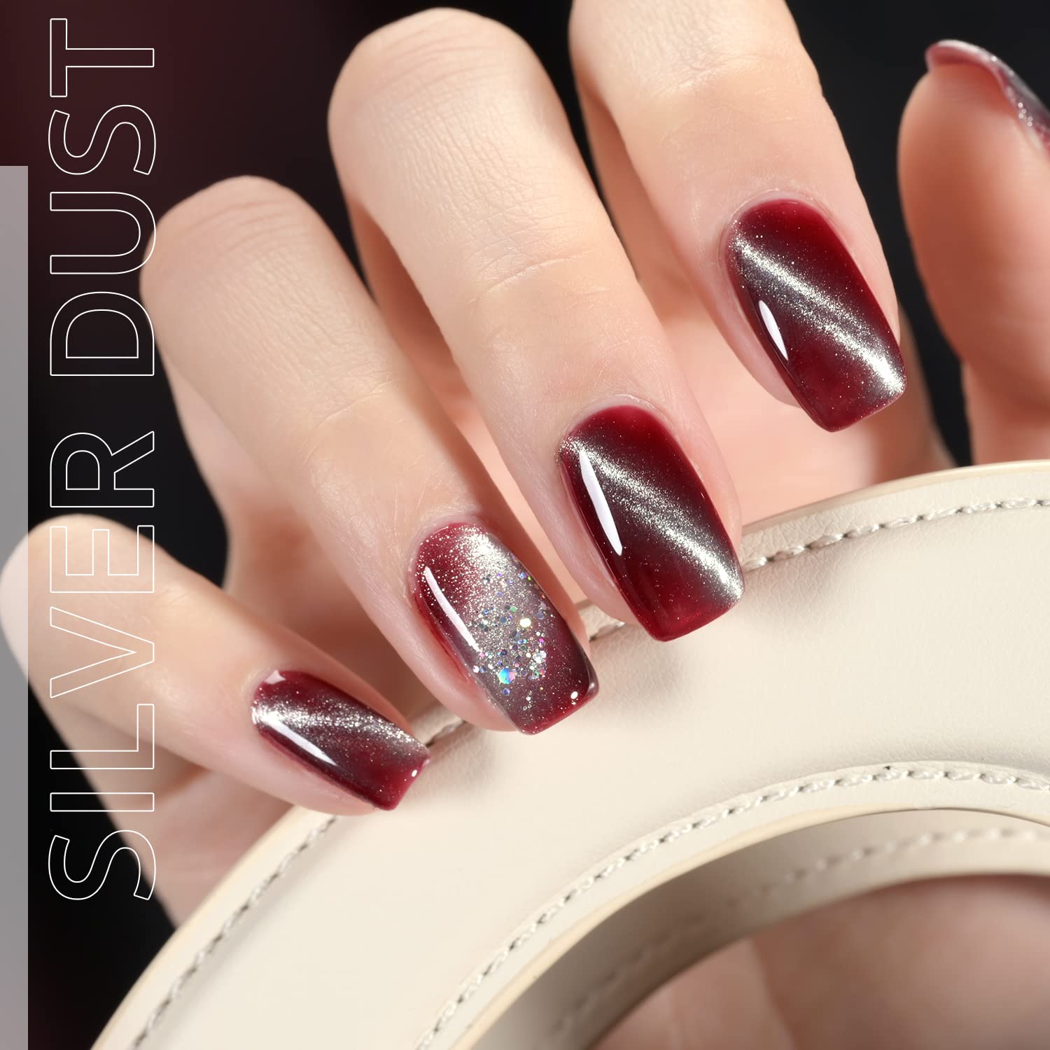 GAOY: imán incluido para crear diseños Cat Eye en casa.