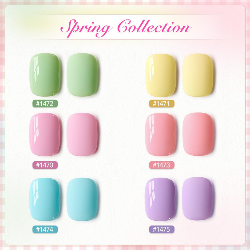 GAOY Pastel Verde, esmalte de gel para uñas con color vibrante y duradero.