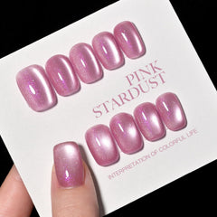 GAOY Pink Cat Eye Gel con imán para crear efectos