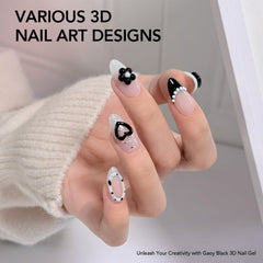 GAOY Gel para pintura 3D de uñas permite diseños nítidos y duraderos.