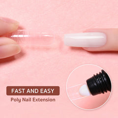 GAOY Poly Gel 60g, aplicación fácil en minutos para uñas limpias y definidas