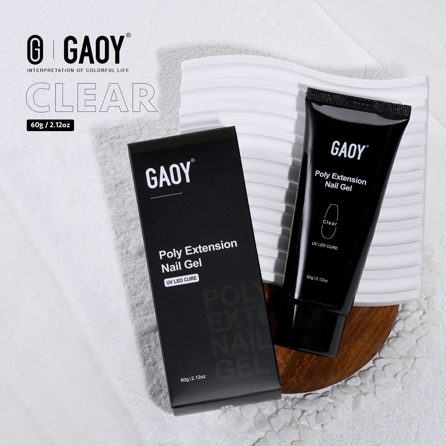 GAOY Poly Gel para uñas, arte y diseño en uñas