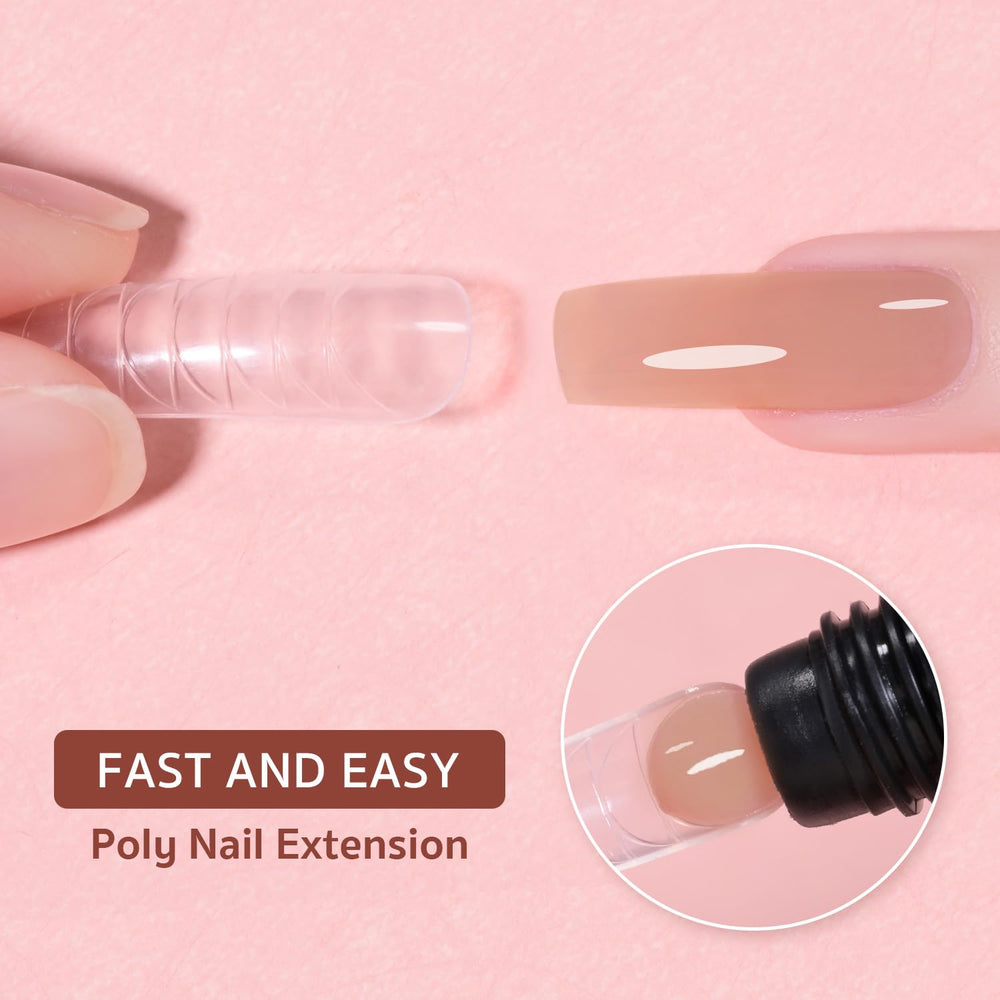 GAOY Poly Gel 60 g en envase grande para múltiples manicuras duraderas