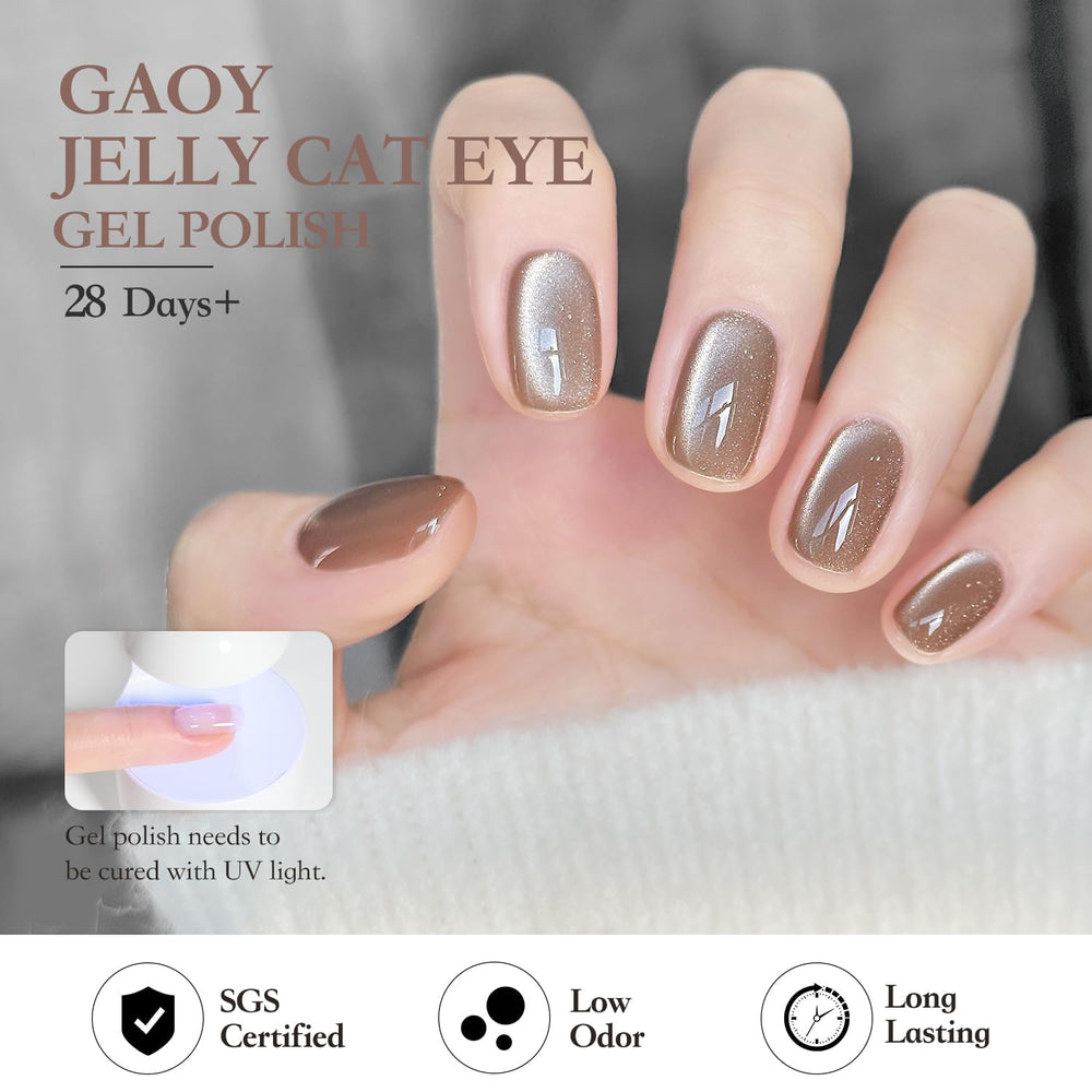 GAOY preparación de uñas: lijado suave para mejor adherencia