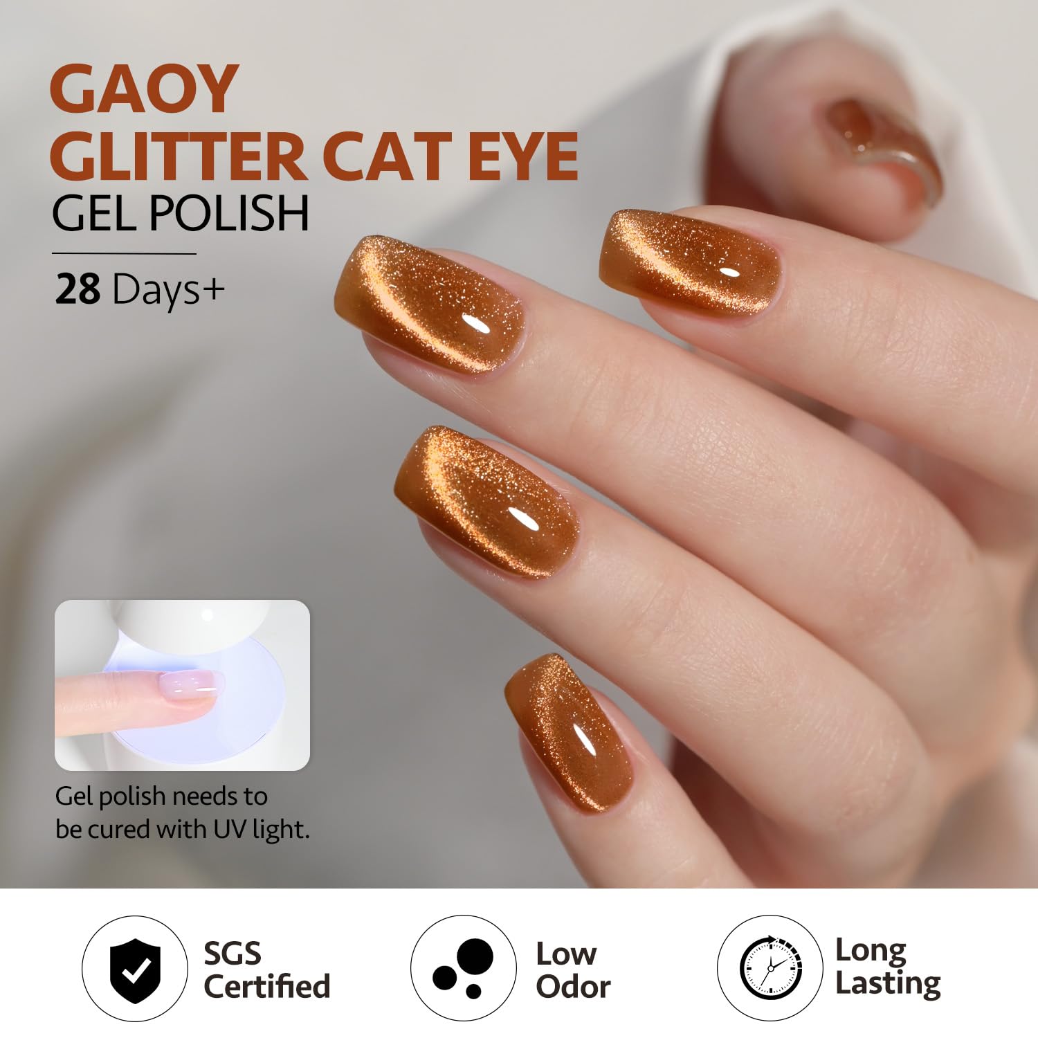 GAOY preparación de uñas para mejor agarre y durabilidad