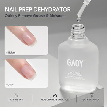 GAOY preparador-unas 16ml, base para adherencia óptima del gel.