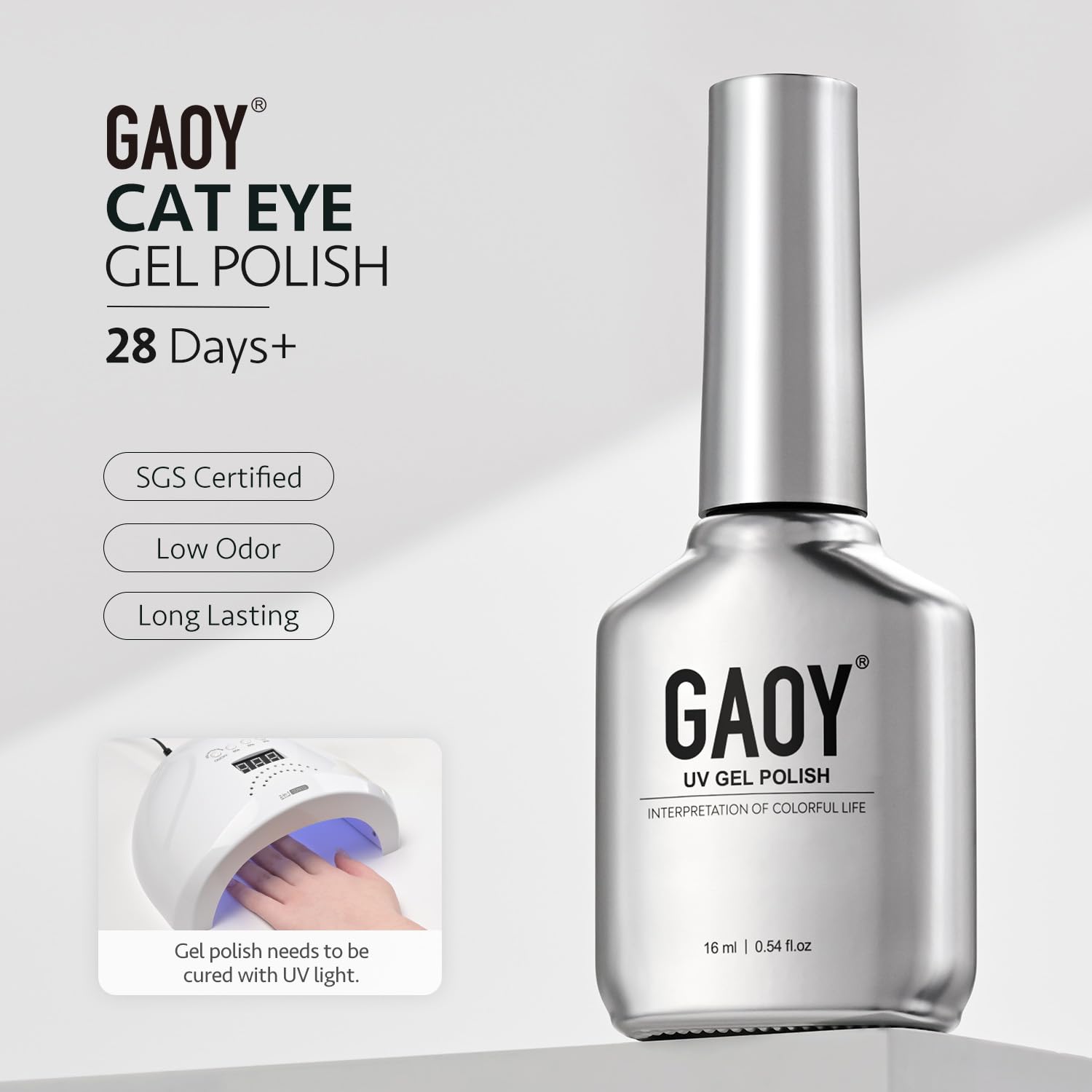 GAOY rosa suave envase de 16 ml para uso doméstico.