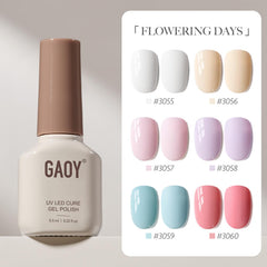 GAOY set gel uñas color amarillo para estilos vibrantes