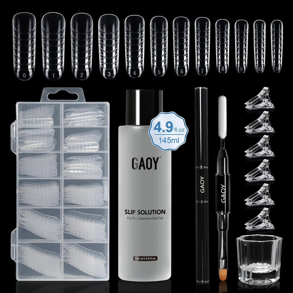 GAOY solución deslizante para uñas de gel de polímero, facilita deslizamiento uniforme.