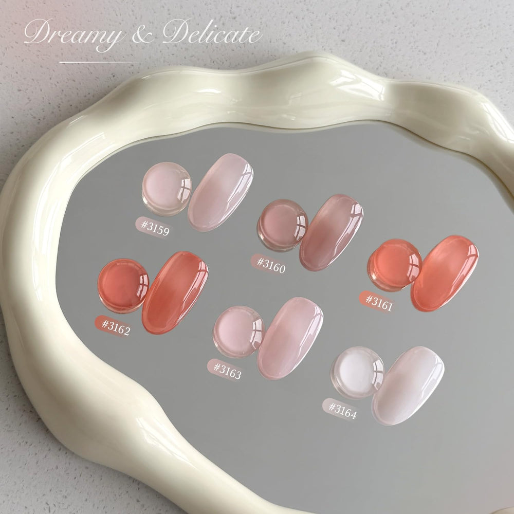 GAOY Sunset prep tip buffed nails resist peeling for longer wear