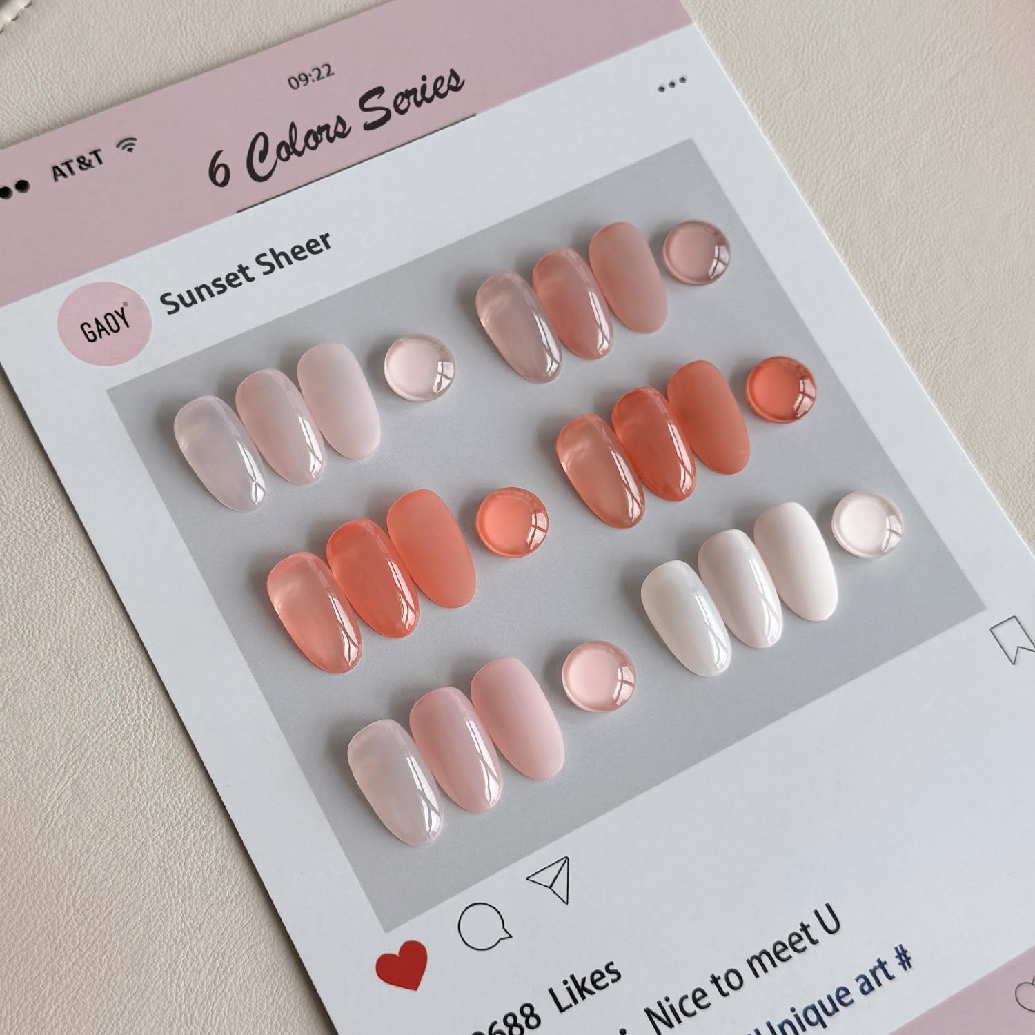 GAOY Sunset gel polish bottle lineup highlights rich color options for salon-ready nails