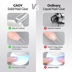 GAOY textura gel sólido: aplicación suave y extensión precisa