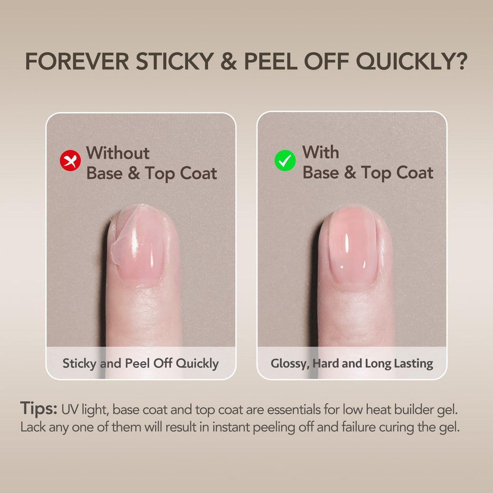 GAOY top coat provides gloss and long-lasting protection.