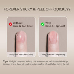 GAOY top coat provides gloss and long-lasting protection.