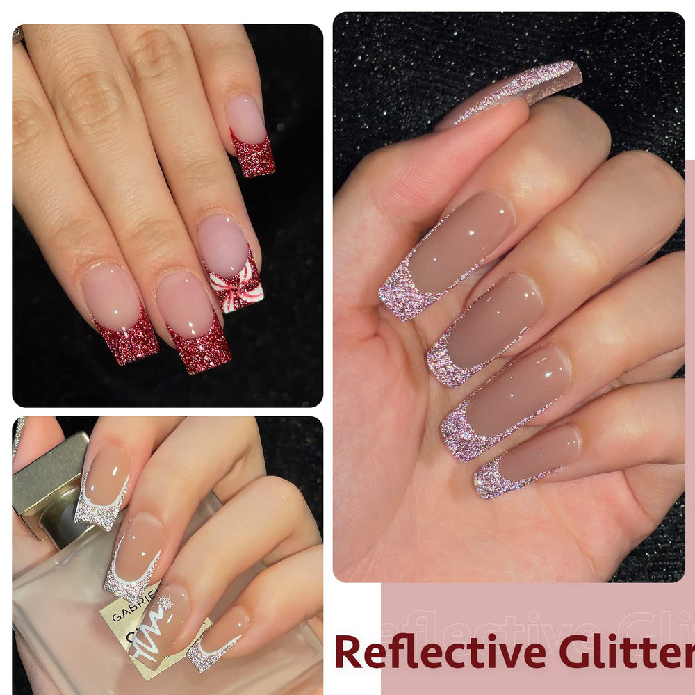 GAOY vernis gel rouge réfléchissant, nuance vibrante et rapide séchage.