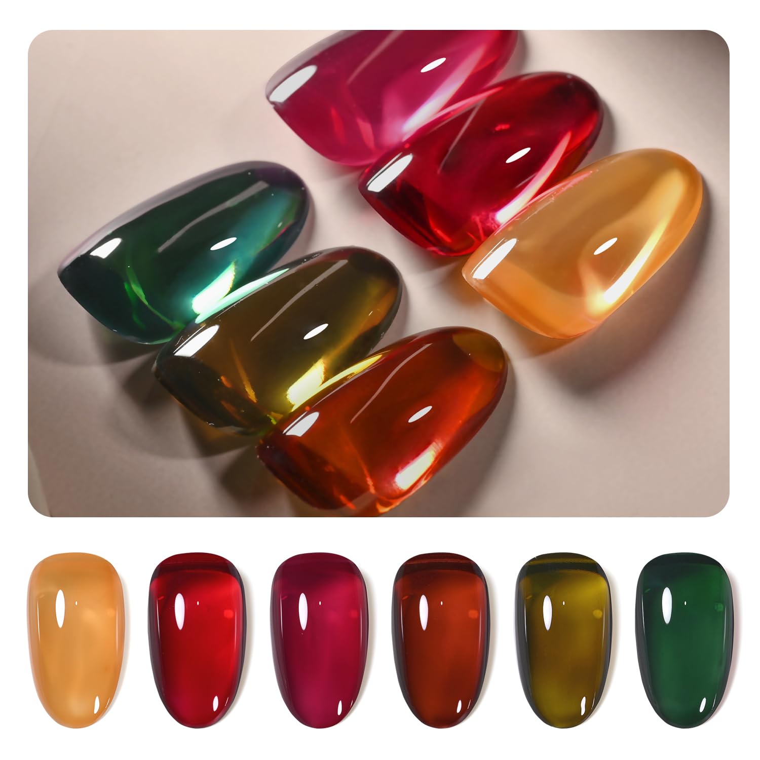 GAOY Wonder Color red gel polish bottle for vibrant, salon-ready nails.