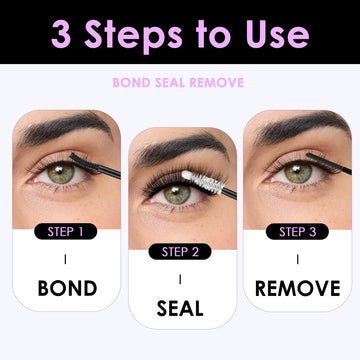 GAQQI Lash Kit 2 piezas: práctico y fácil de usar en casa o de viaje.