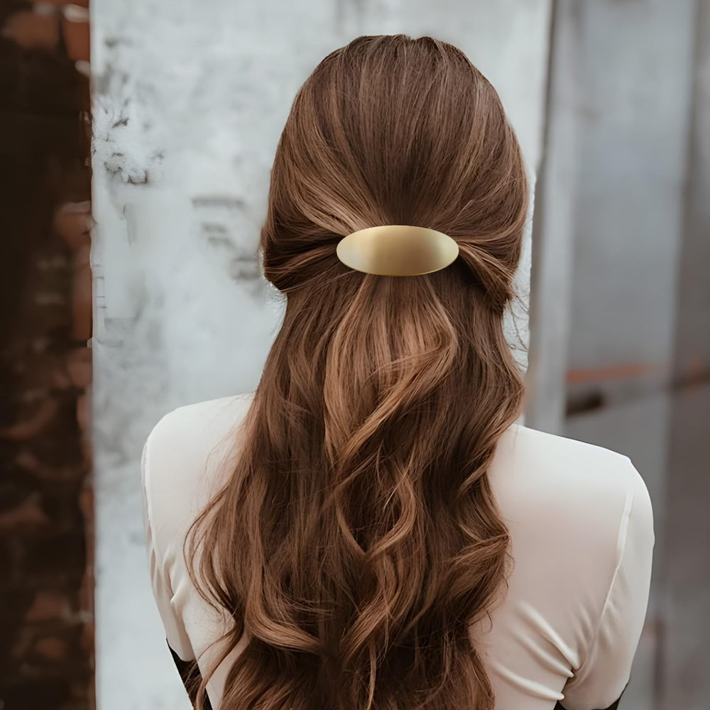 GAQWOK diseño francés dorado para peinados con barrette