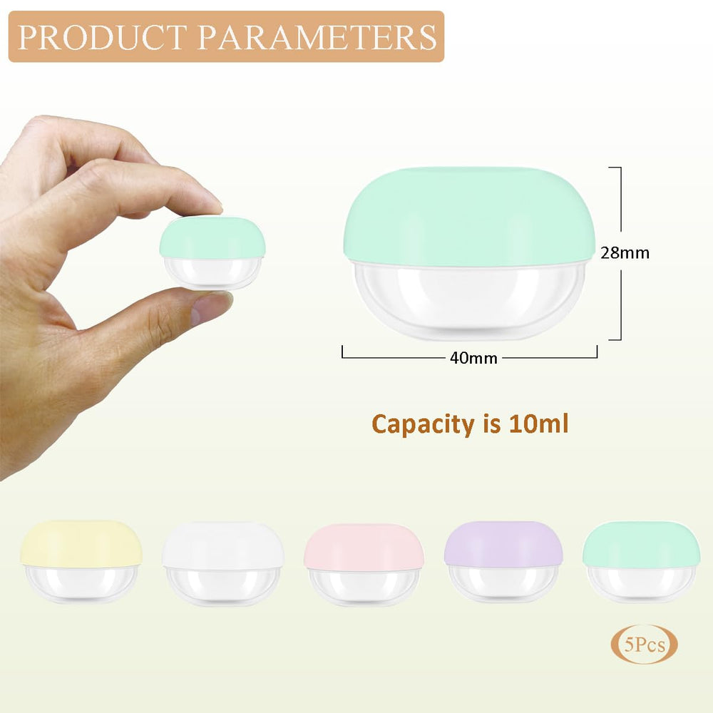 GAQWOK botes mini 10ml para maquillaje, compactos para bolso.