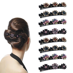 GAQWOK pinzas cabello cristal brillantes, realzan peinados con brillo duradero.