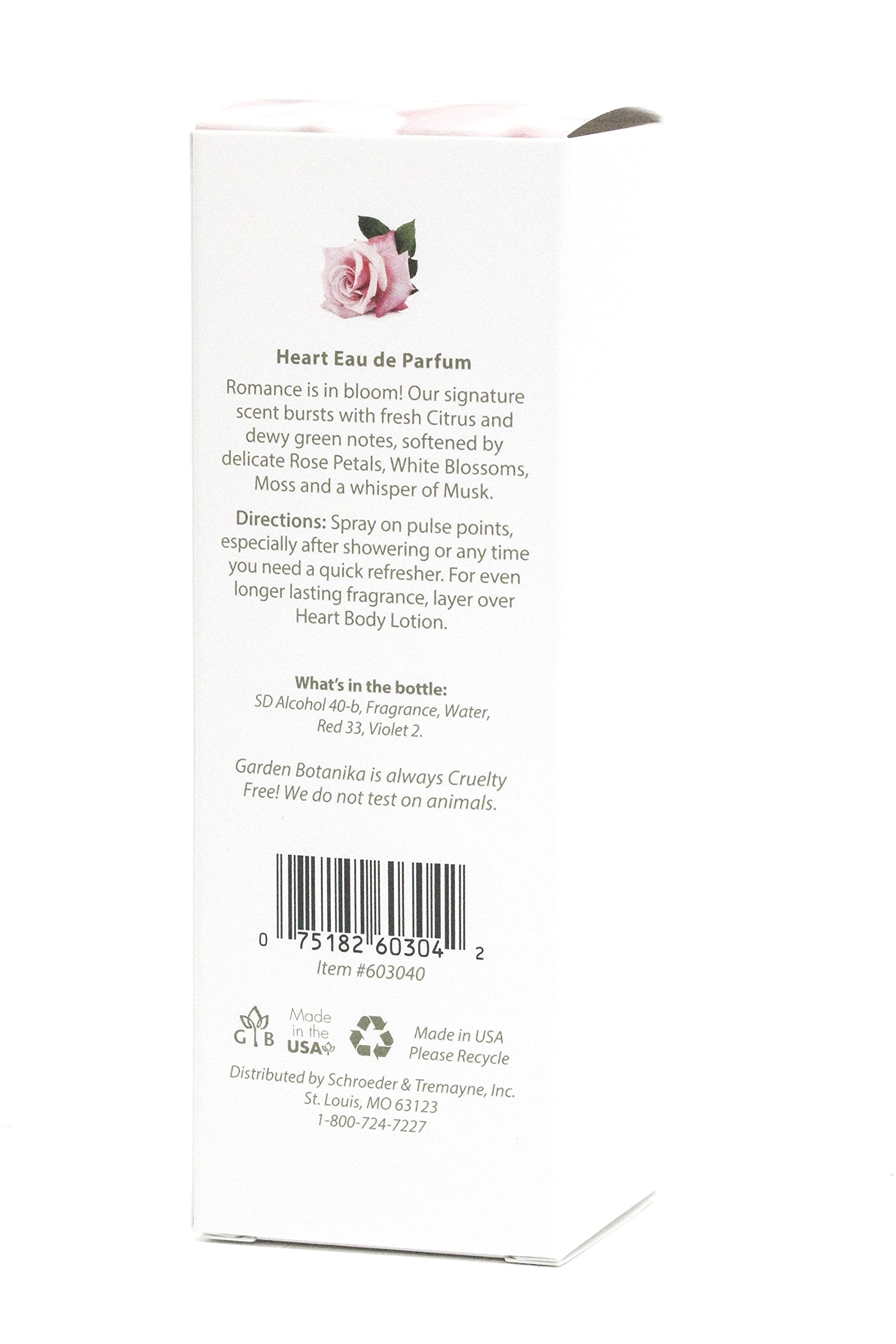 Garden Botanika Heart, spray en puntos de pulso para refrescar rapido