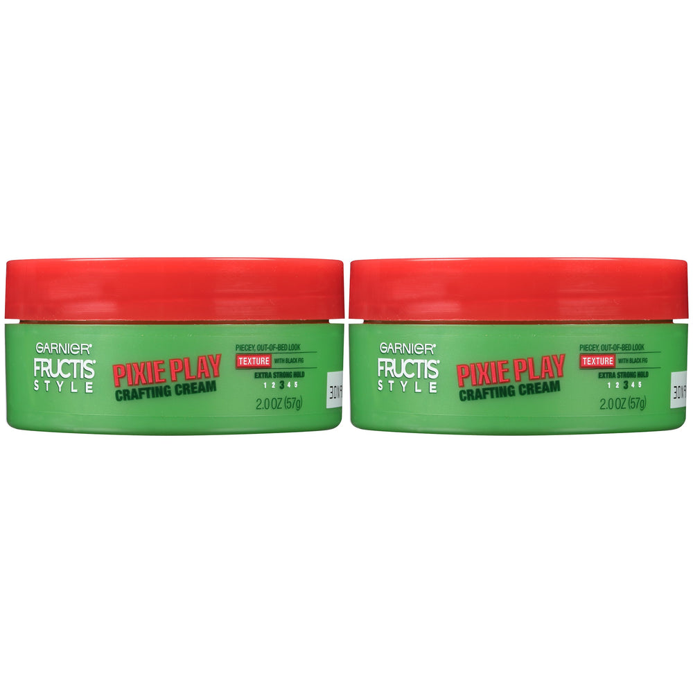 Garnier Fructis Pixie Play crema texturizante para definición de cabello corto.