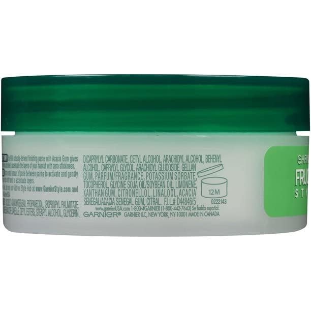 Garnier Fructis Style Pure Clean Finishing Paste defining hair texture with control.