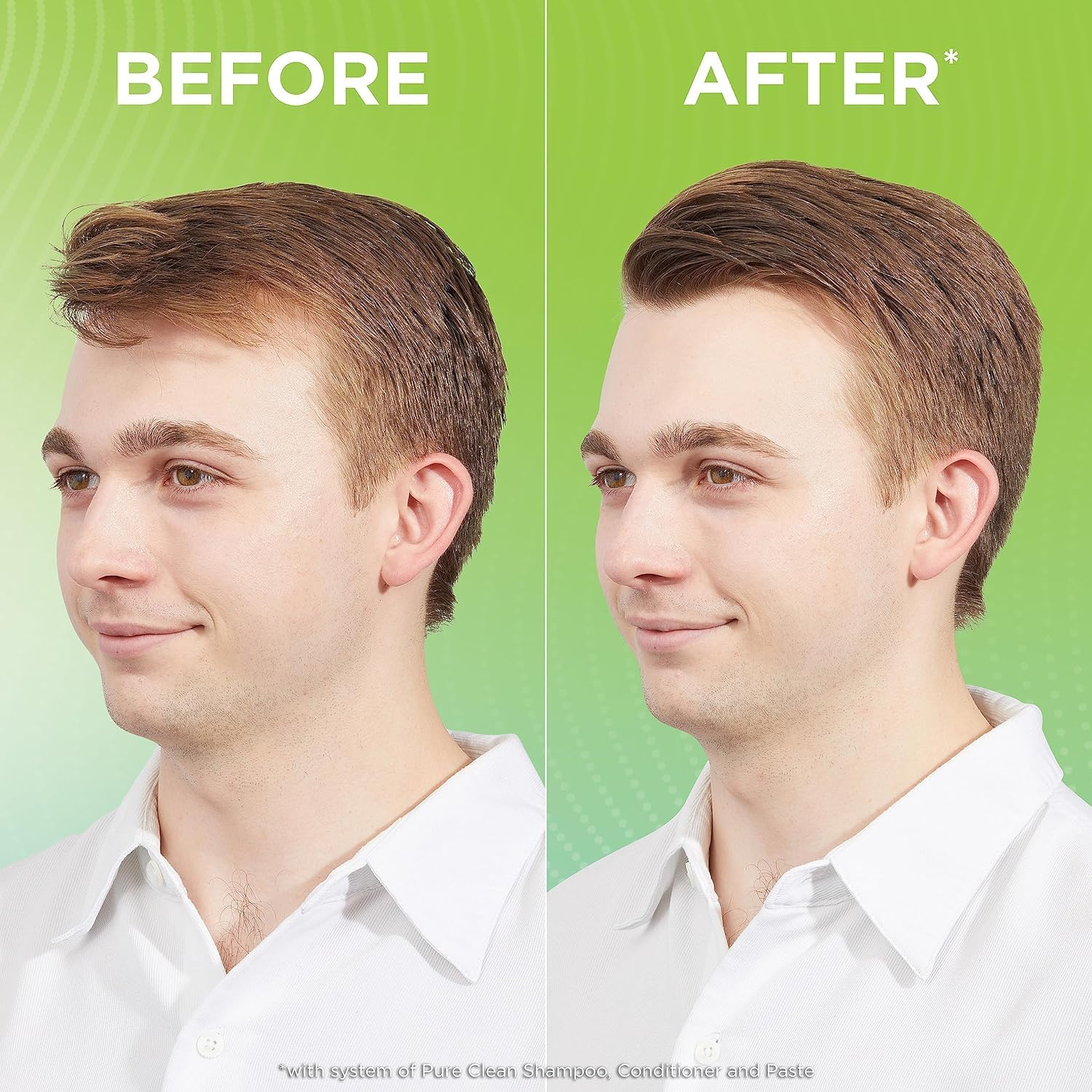 Garnier Fructis Style Pure Clean Finishing Paste adds subtle shine to natural hair.