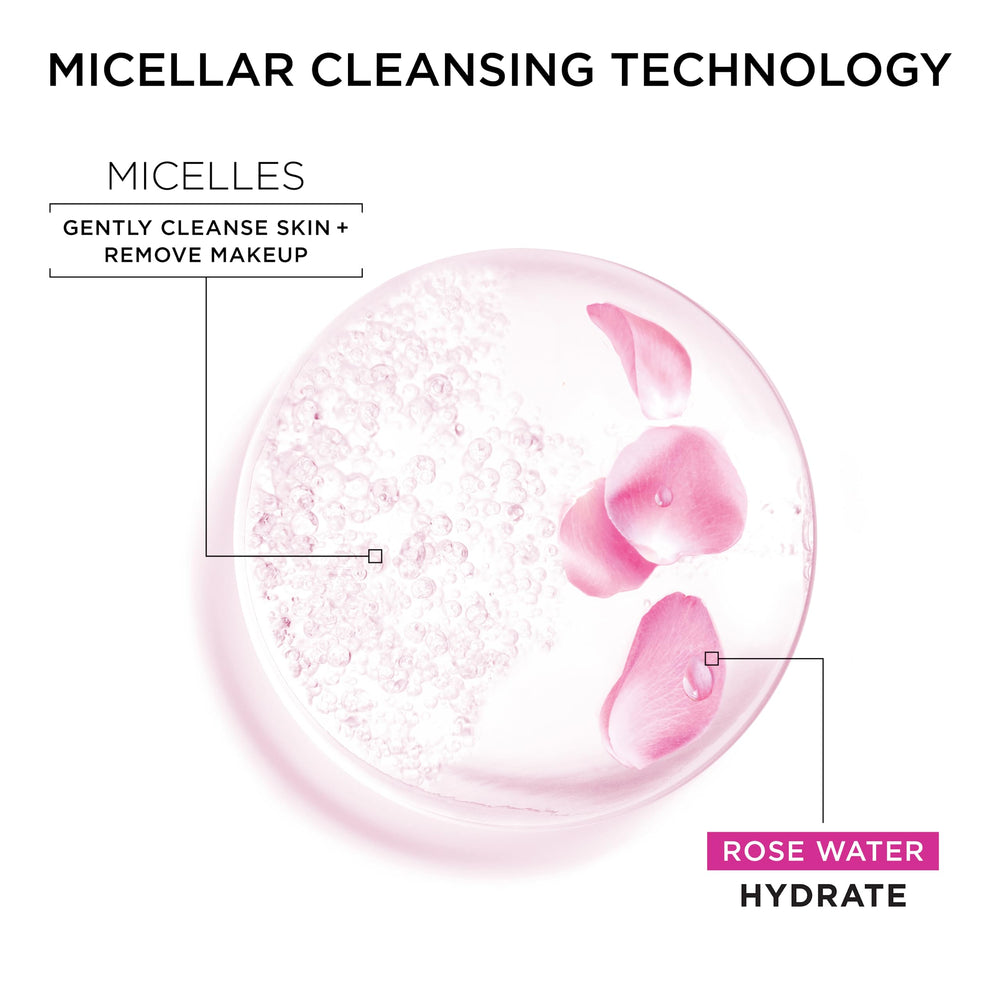 Garnier Agua Micelar Rosa, ingredientes naturales para una limpieza suave