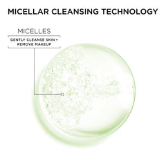 Garnier Agua Micelar: piel con acabado mate tras la limpieza.