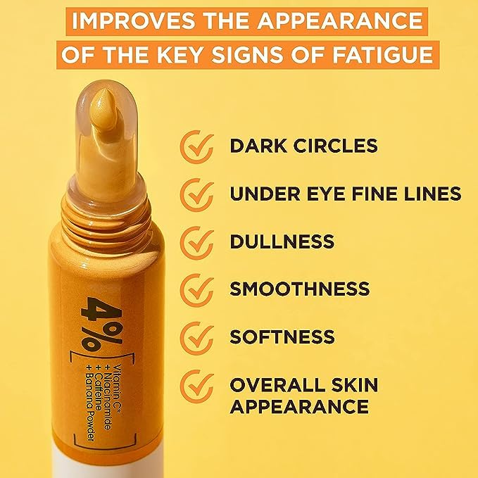 Garnier contorno de ojos Vitamina C 4% probado en tonos de piel