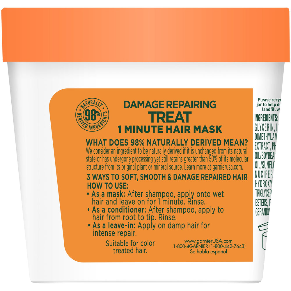 Garnier Fructis Envase papaya para referencia y cuidado