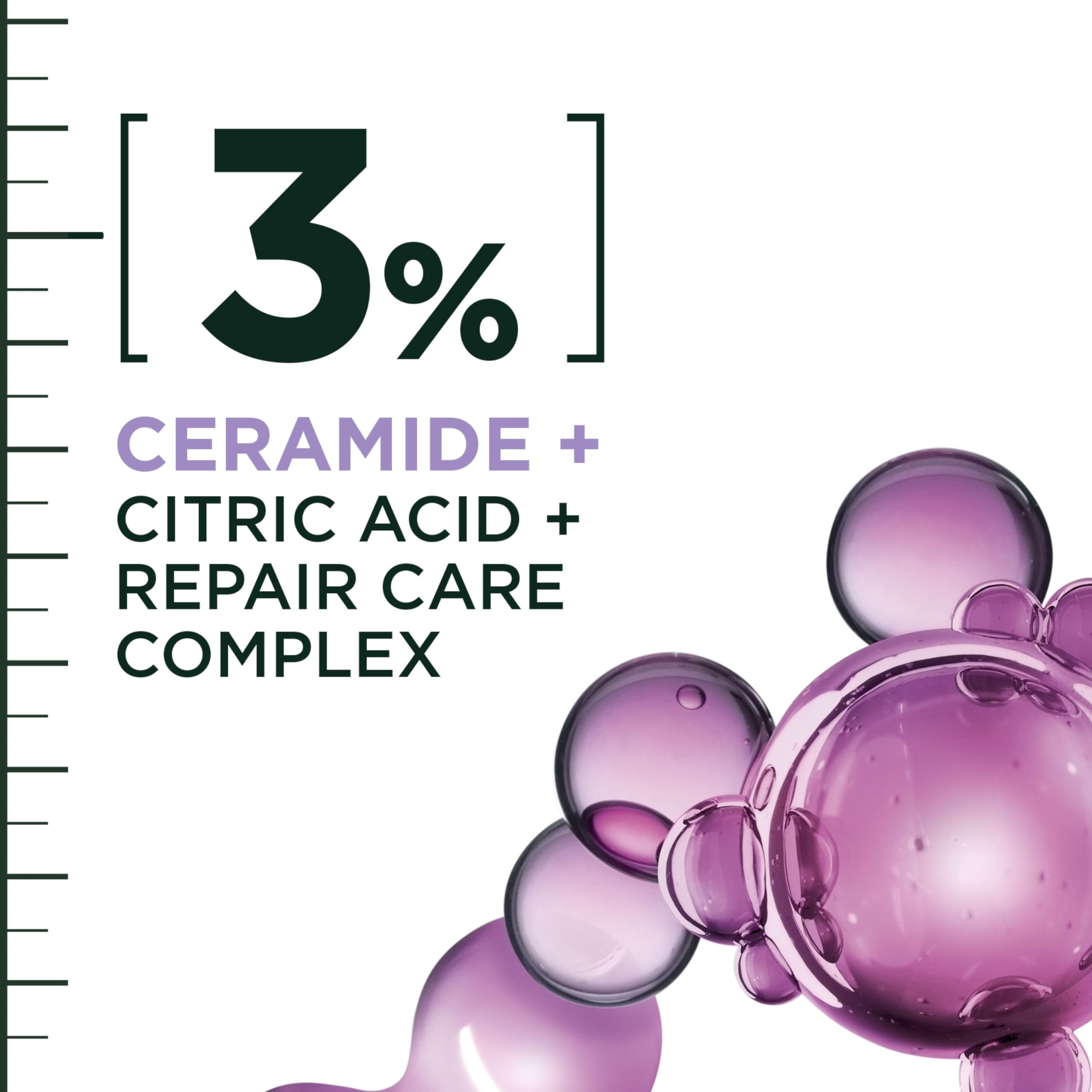 Garnier Fructis Hair Filler Ceramide: fórmula sin sulfatos para un lavado suave.
